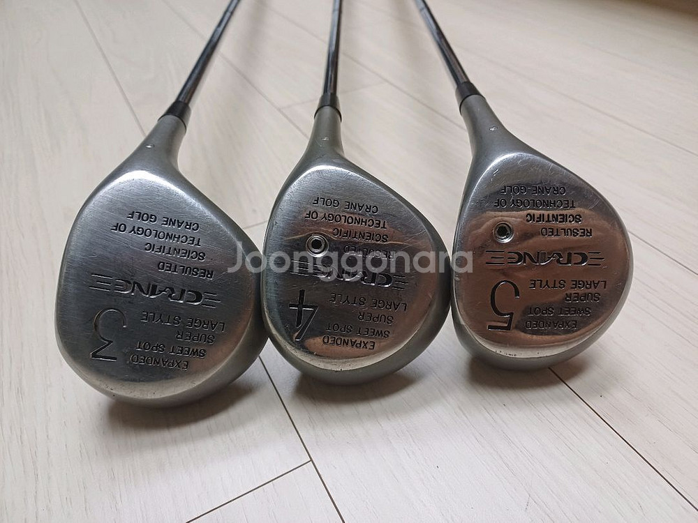 크레인 골프 우드 세트(3, 4, 5번)--0