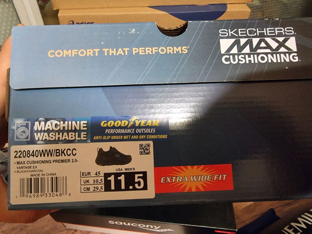 스케쳐스 맥스쿠셔닝295(4E) 팝니다!--5