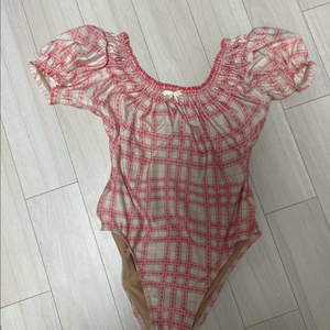 발레 쥐스따꼬르 깅엄 메이든 레오타드 스몰