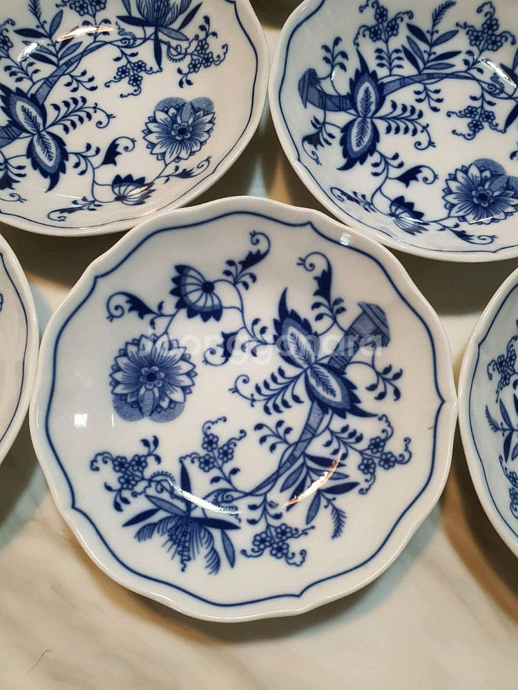 체코 쯔비벨무스터 그릇 모음 개당값--2