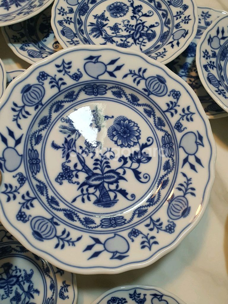 체코 쯔비벨무스터 그릇 모음 개당값--4