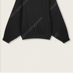 유메르 백지퍼 스웻셔츠 블랙 새상품