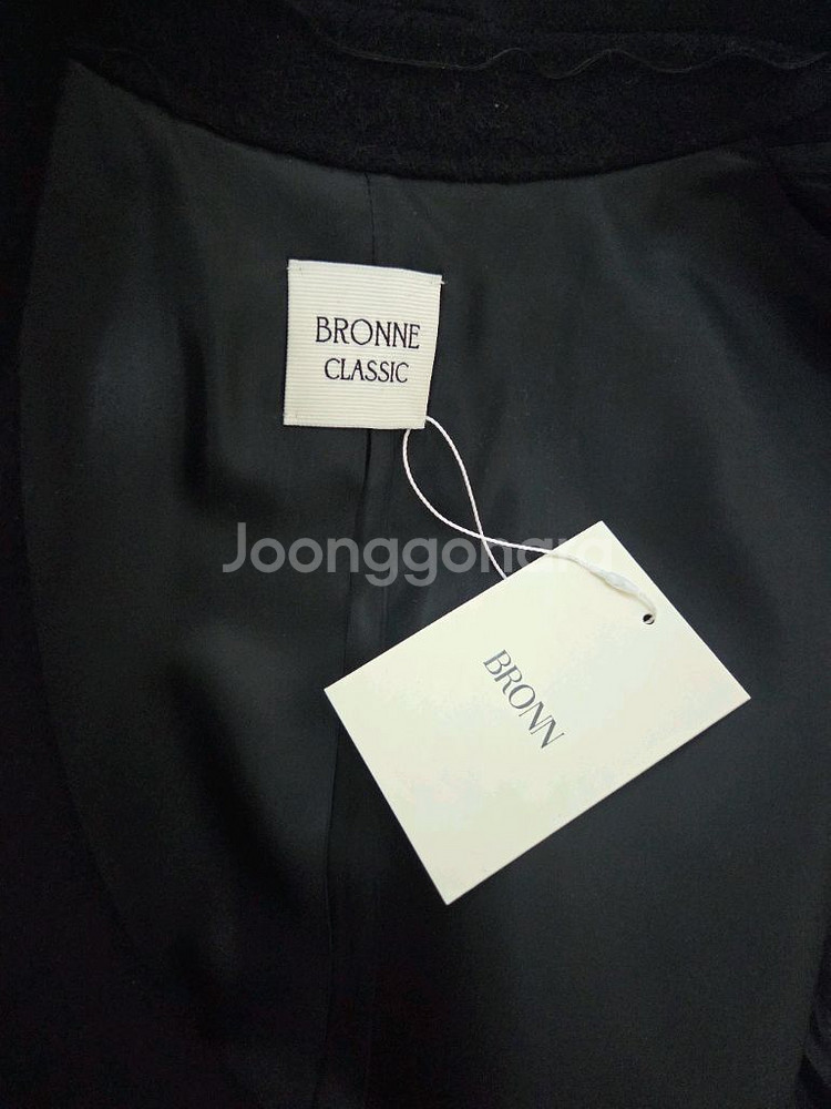 브론 롱코트 캐시미어 50% 국내 핸드메이드--5