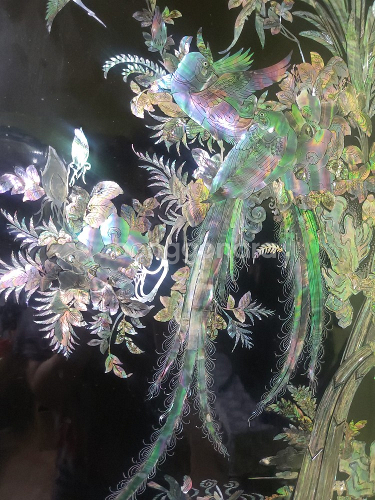 전통자개장롱 12자, 100만원에 판매합니다(상태좋음)--4