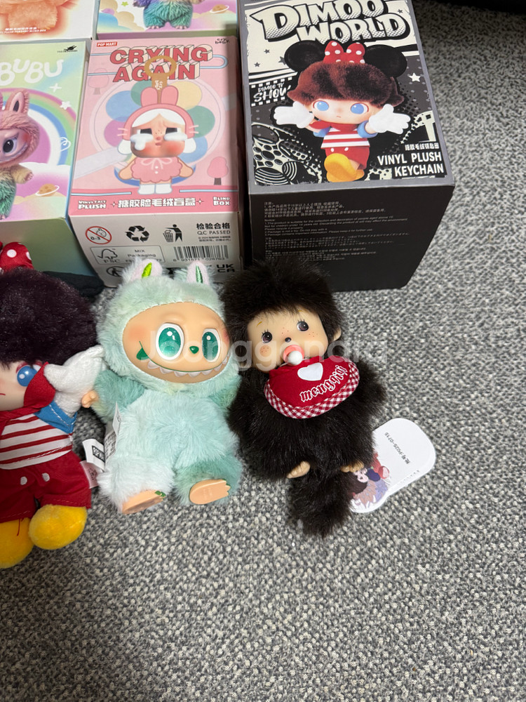 인형뽑기 키링 라부부,디무월드,몬치치 국내최저가--2
