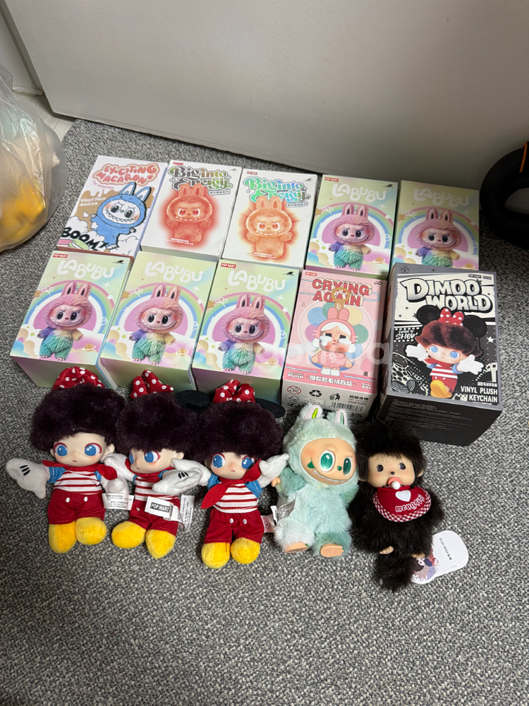 인형뽑기 키링 라부부,디무월드,몬치치 국내최저가--0