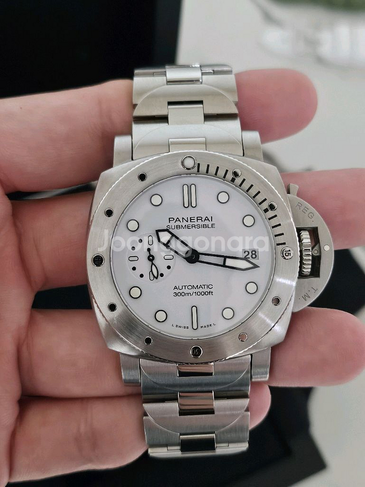 파네라이 섭머저블 비앙코 42mm (브레이슬릿 포함)--7