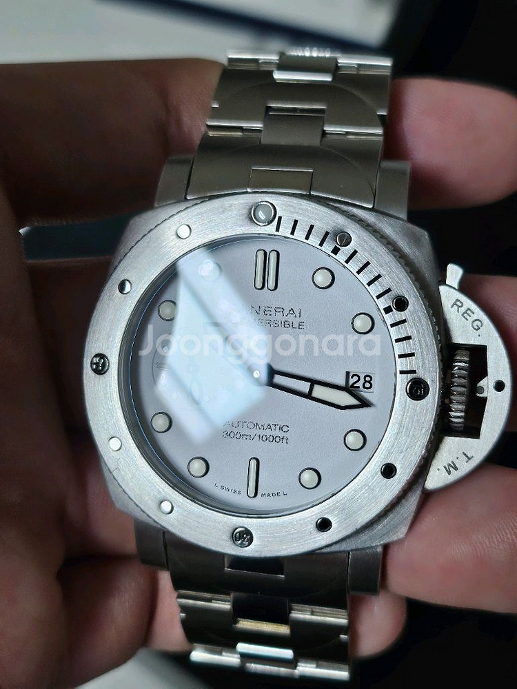 파네라이 섭머저블 비앙코 42mm (브레이슬릿 포함)--8