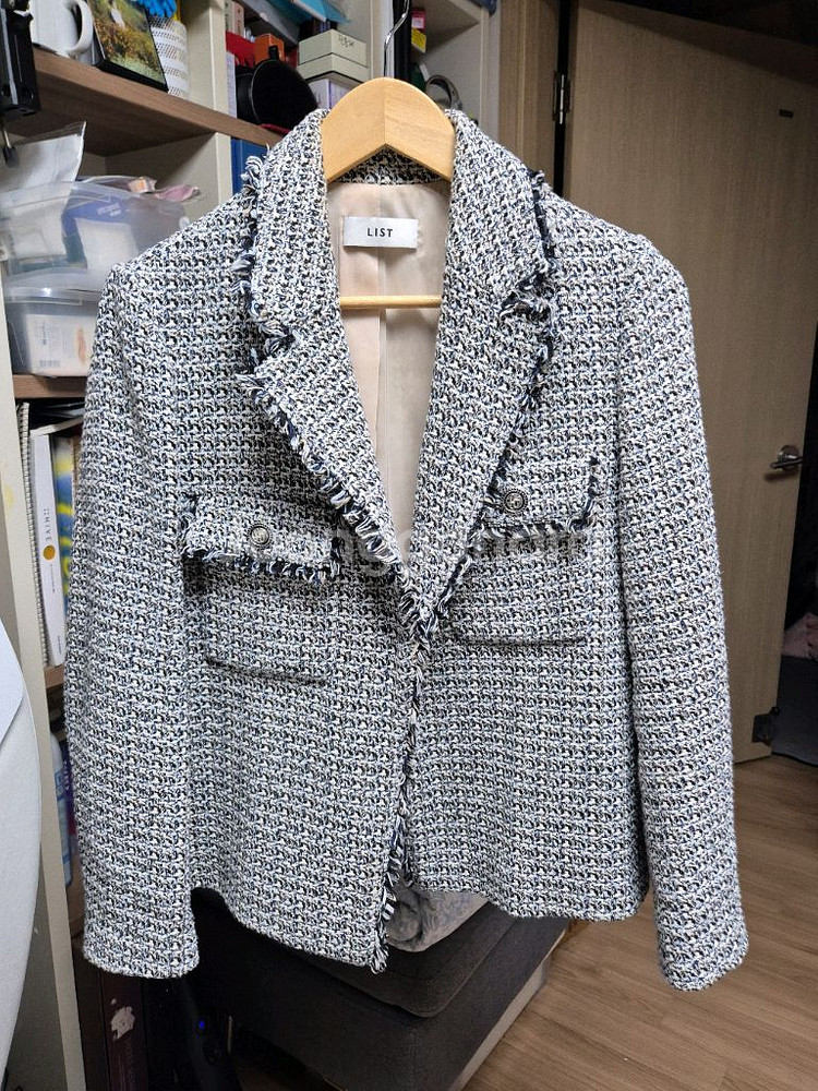 리스트 트위드 자켓 66--1