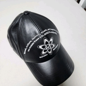 메종미네드 레더 볼캡 블랙