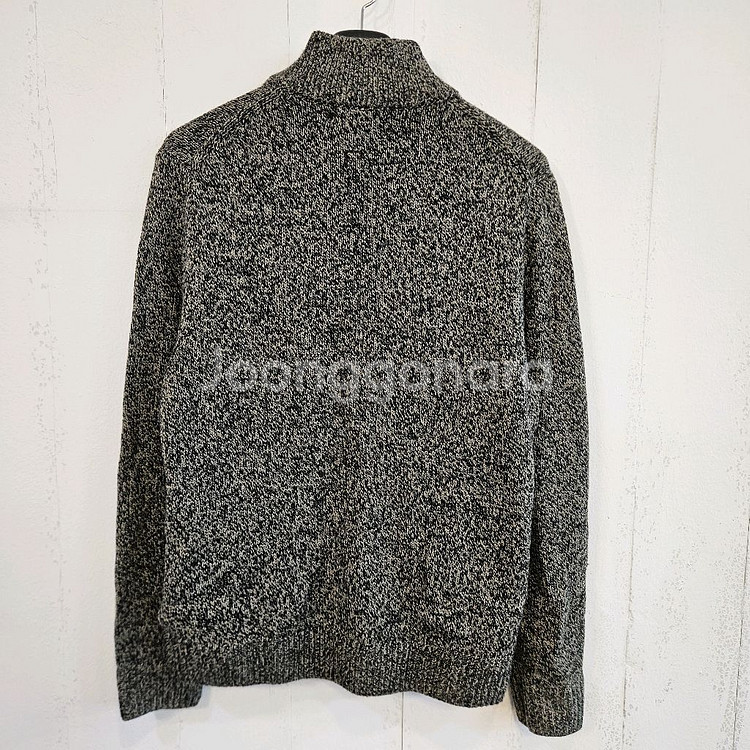 지오다노 남성 집업 니트 가디건 L--4