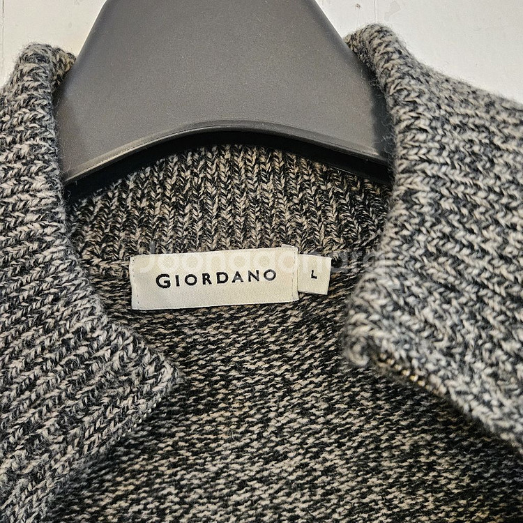 지오다노 남성 집업 니트 가디건 L--3