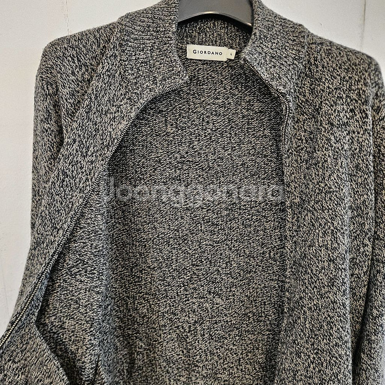 지오다노 남성 집업 니트 가디건 L--2