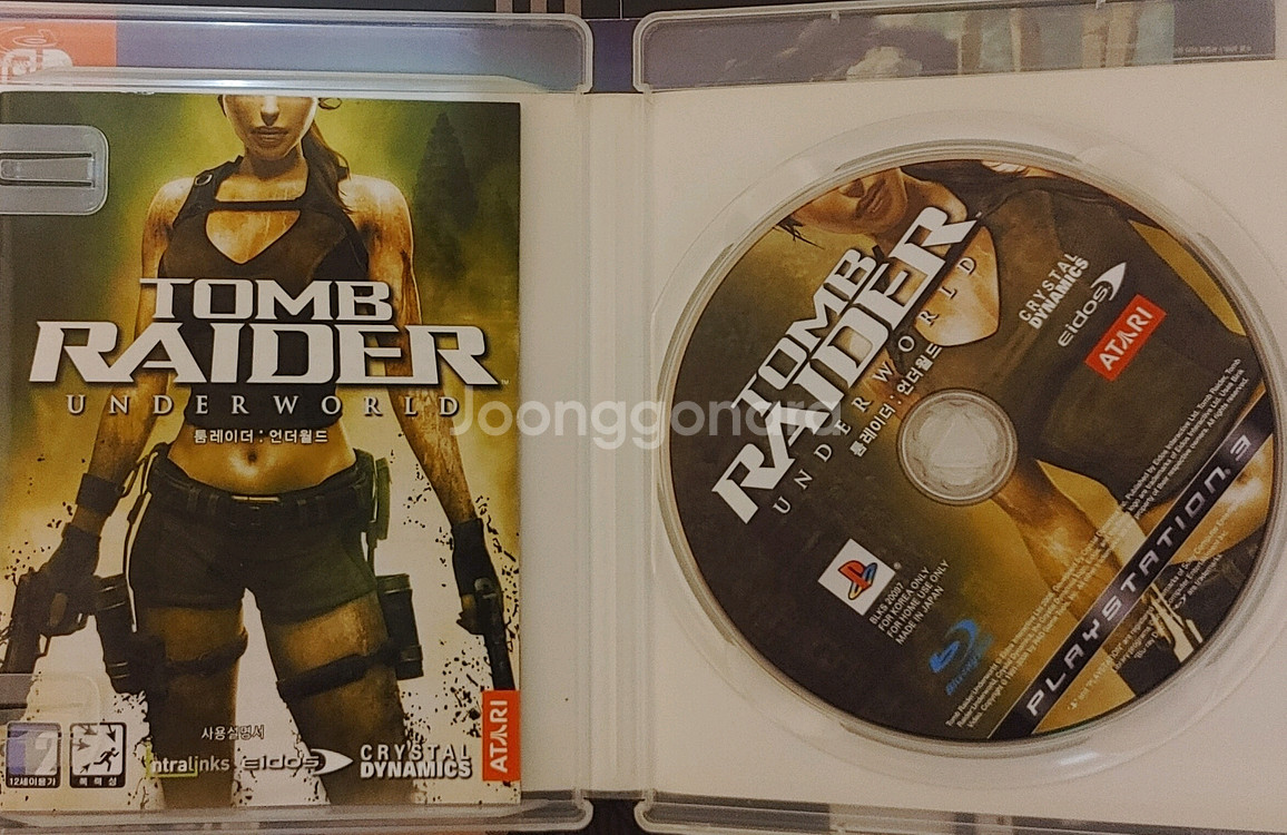 (A증고)PS3툼레이더 언더월드 정발팝니다!!--2