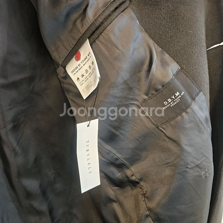 DBYM 블랙 울 롱코트 105--3