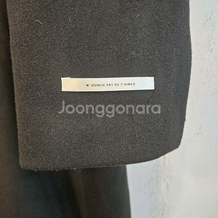 DBYM 블랙 울 롱코트 105--1