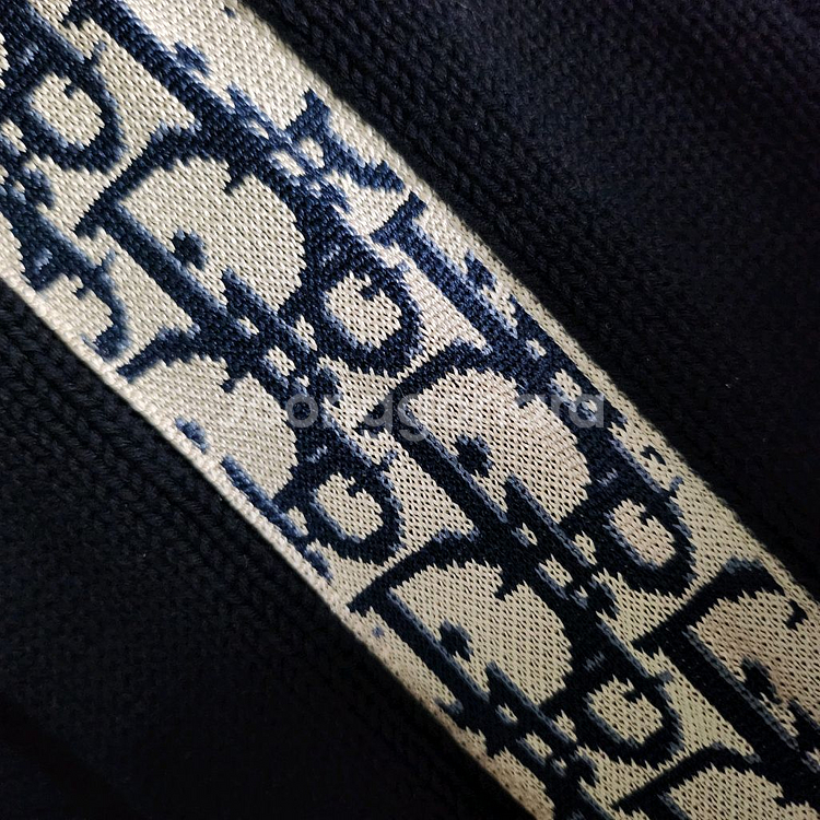 [새상품급]디올 오블리크 인서트 니트 M 네이비--2