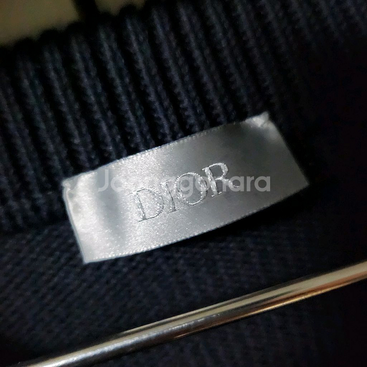 [새상품급]디올 오블리크 인서트 니트 M 네이비--3