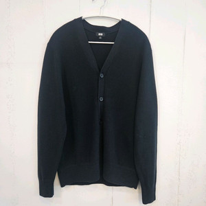 유니클로 남성 가디건 블랙 M