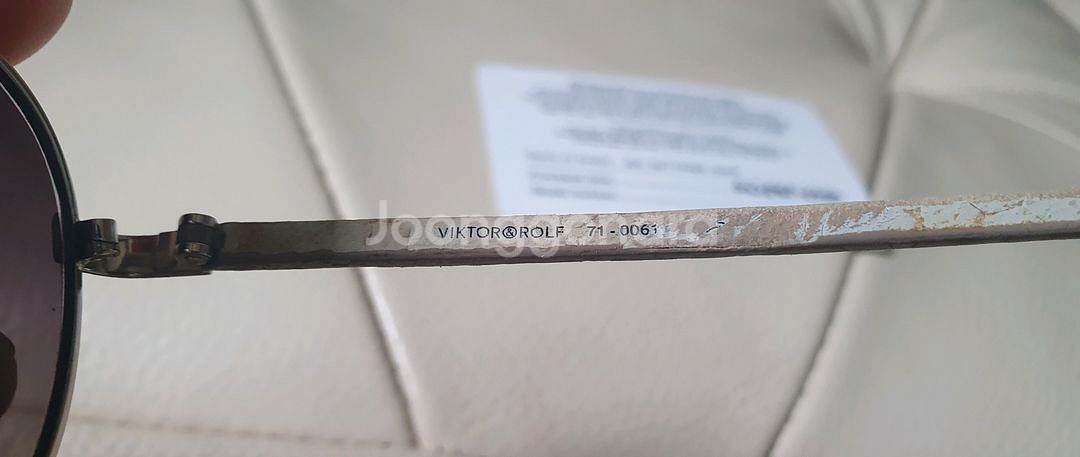 빅터앤랄프 레더 보잉 미러 선글라스 71-0061번--6