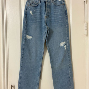 자라 하이웨스트 스트레이트핏 데님 팬츠 - 34사이즈