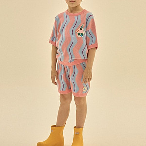 젤리멜로 핑크 니트 셋업 110