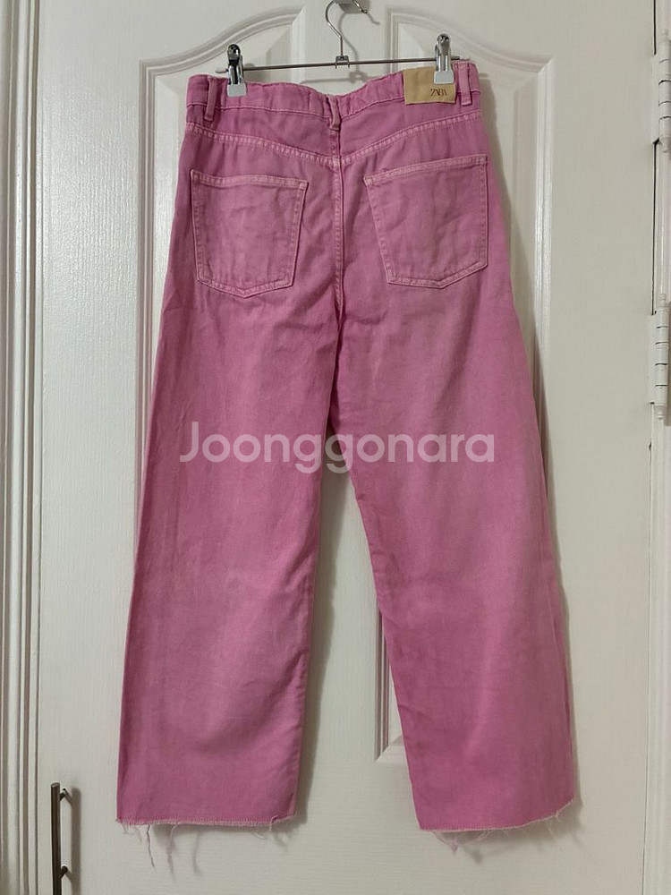 자라 키즈 13-14세 핑크 데님 팬츠--1
