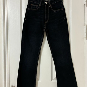 자라 세미부츠컷 블랙 데님 팬츠 - 36사이즈