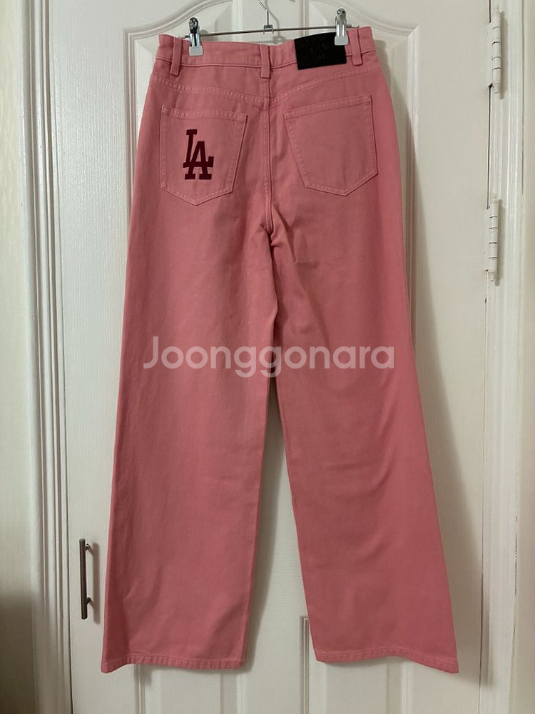 (새상품) 엠엘비 핑크 데님 팬츠 - S사이즈--1