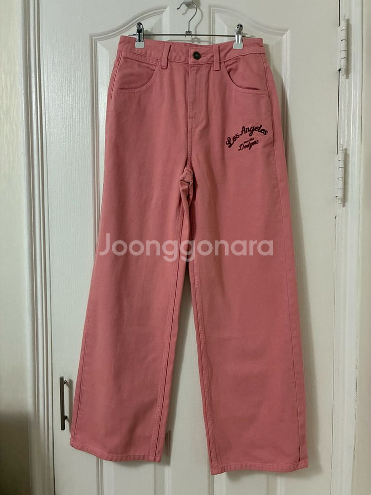 (새상품) 엠엘비 핑크 데님 팬츠 - S사이즈--0