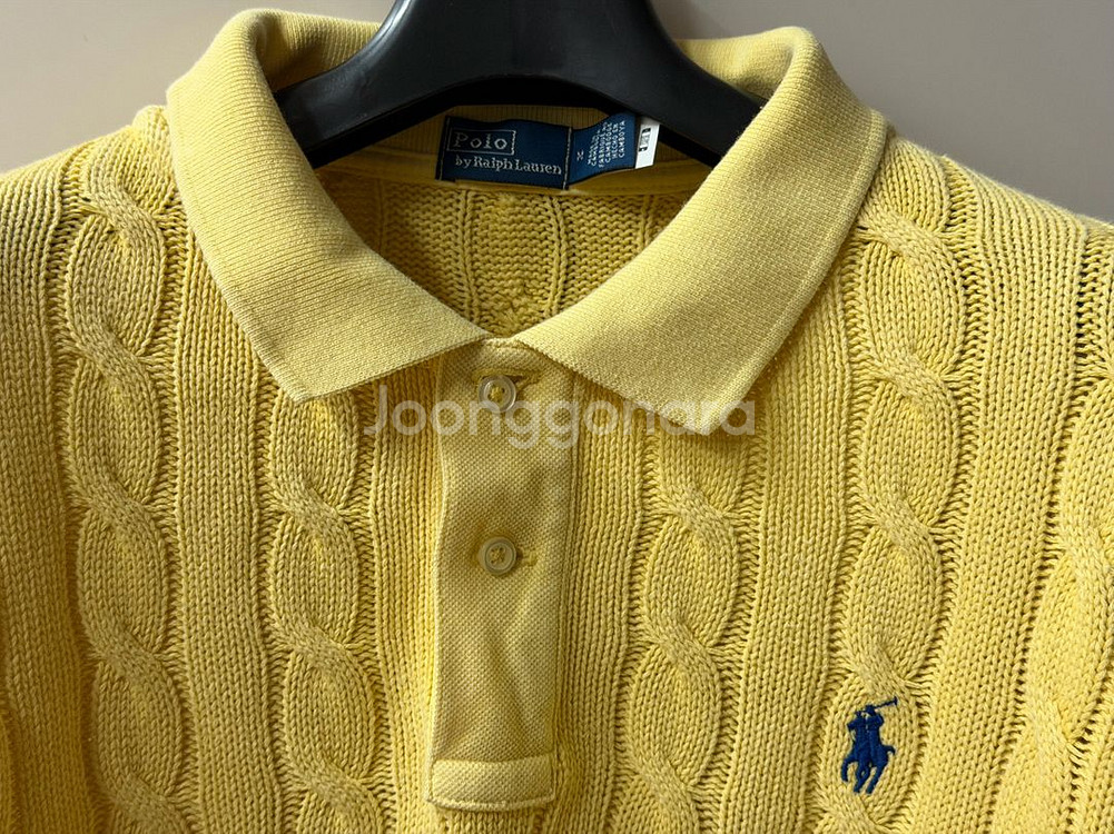 폴로랄프로렌 여성 케이블 카라니트. 새상품. m사이즈--1