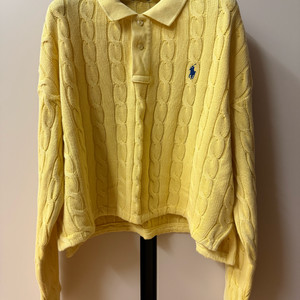 폴로랄프로렌 여성 케이블 카라니트. 새상품. m사이즈