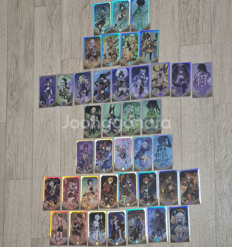 원신 일성소 포카 44장 푸리나 벤티 나히다 라슬--0