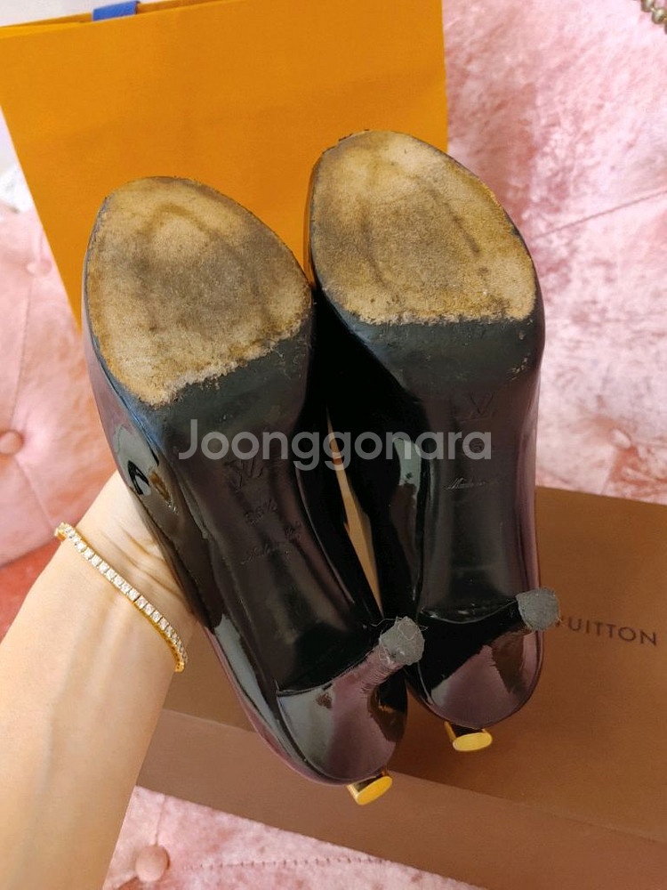 정품- 루이비통 패드락 구두--8