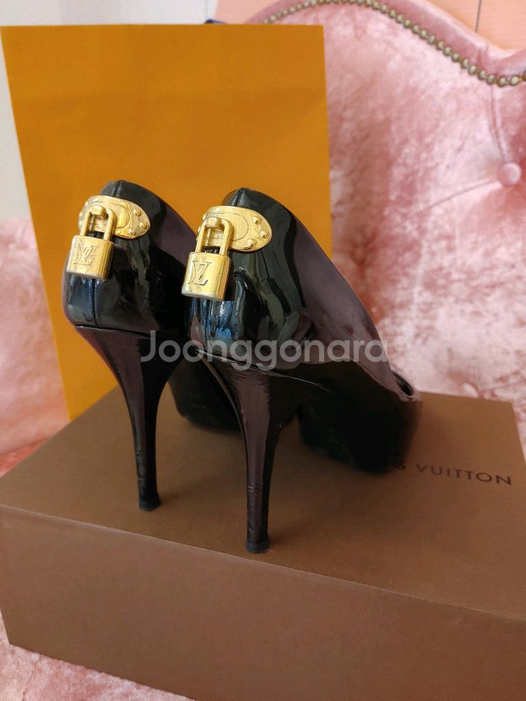 정품- 루이비통 패드락 구두--7