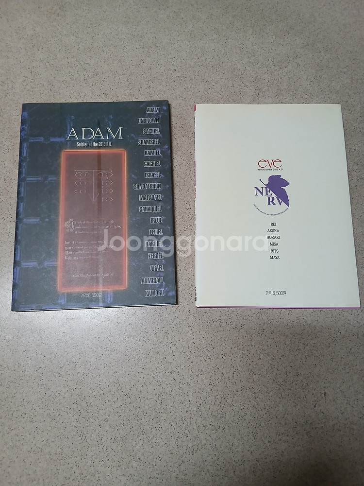 신세기 에반게리온 포토 파일 ADAM,EVE 총2권--1