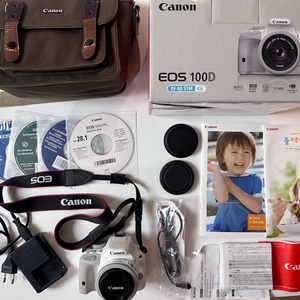 캐논 EOS 100D 화이트 + EF 40mm 렌즈