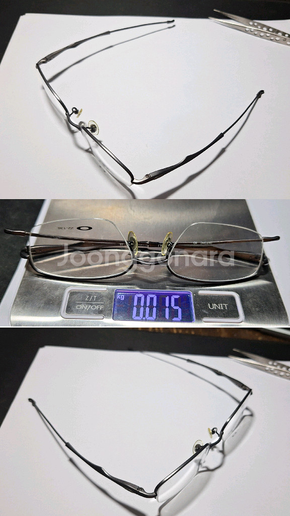 오클리 Sculpt 4.1 빈티지 명품안경 반무테--3