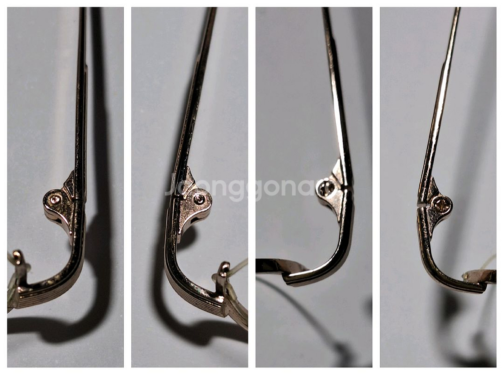 베네피트 RG-001 클래식 골드 반무테 안경 빈티지--7