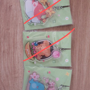 픽셀리(잠뜰) 봄굿즈 키링 이미지