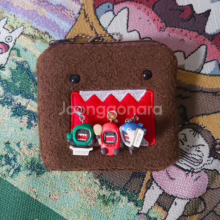 [일본정품] 일괄 고전 도모군 파우치 동전지갑 키링--0