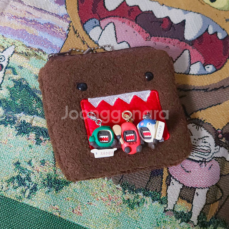 [일본정품] 일괄 고전 도모군 파우치 동전지갑 키링--1