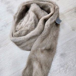 나파통양면밍크목도리