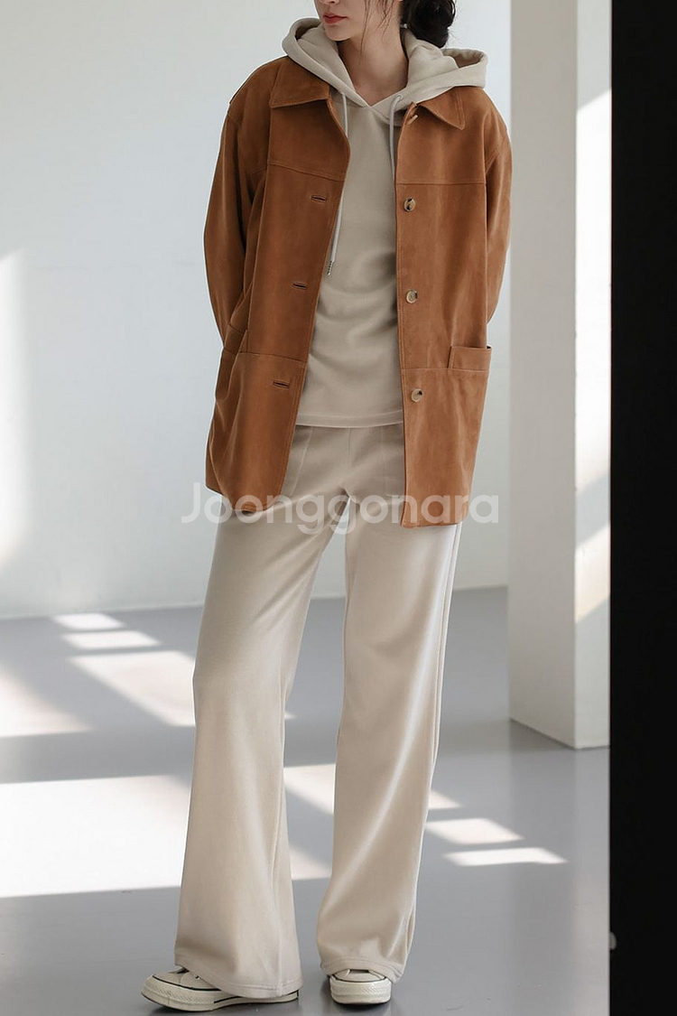 몽또또 데님 벨벳 팬츠--2