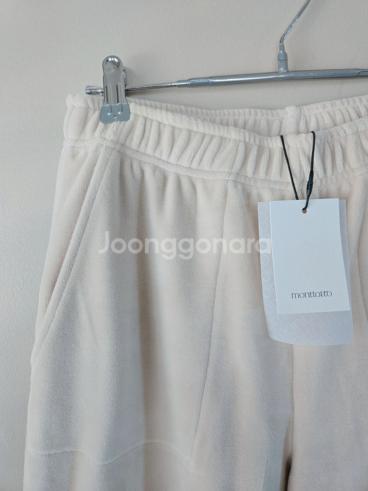 몽또또 데님 벨벳 팬츠--4