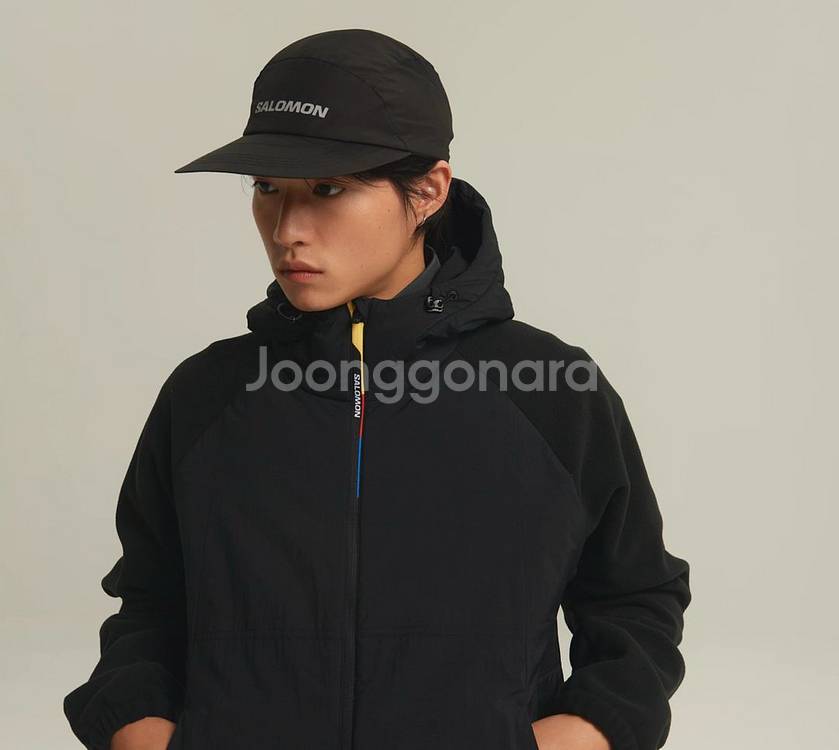 살로몬/ 릿지 5 패널 캡/ 블랙(새제품)--0