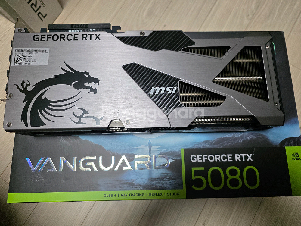 msi rtx 5080 뱅가드 팝니다--1