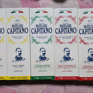 파스타 델 카피타노 치약 6개