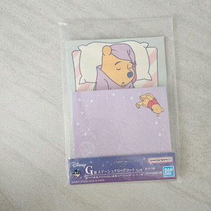 디즈니 곰돌이 푸 제일복권 G상 수면 이불 메모지(새상