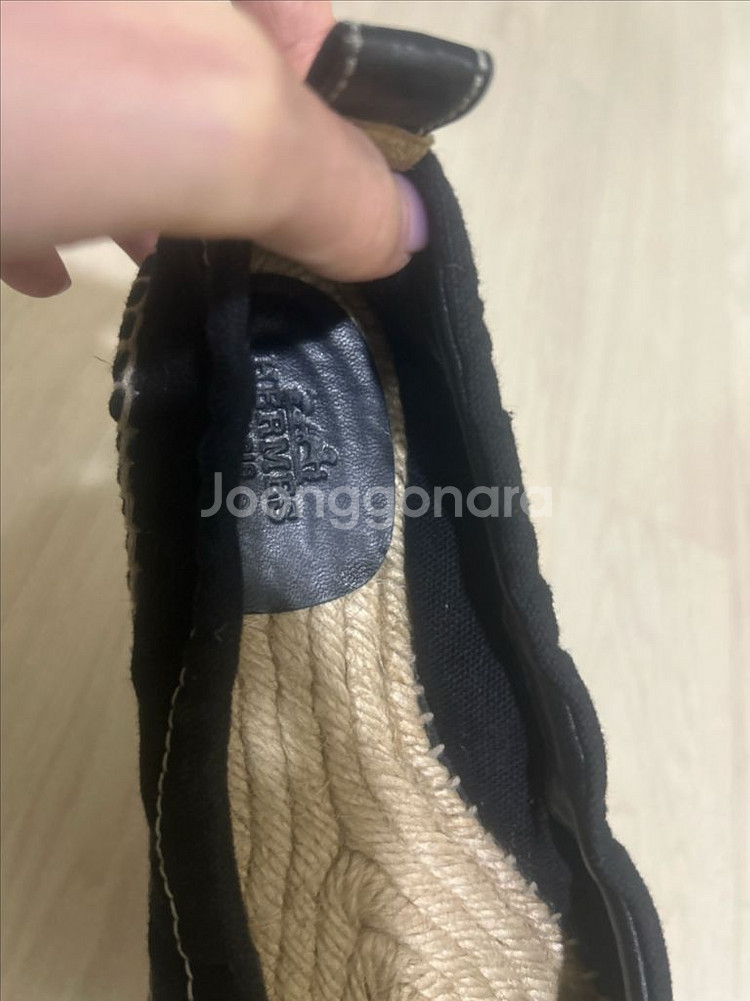 에르메스 에스파듀 블랙 36--1